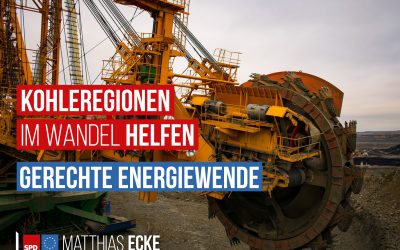 Klimaschutz geht alle an – EU muss Kohleregionen im Wandel helfen